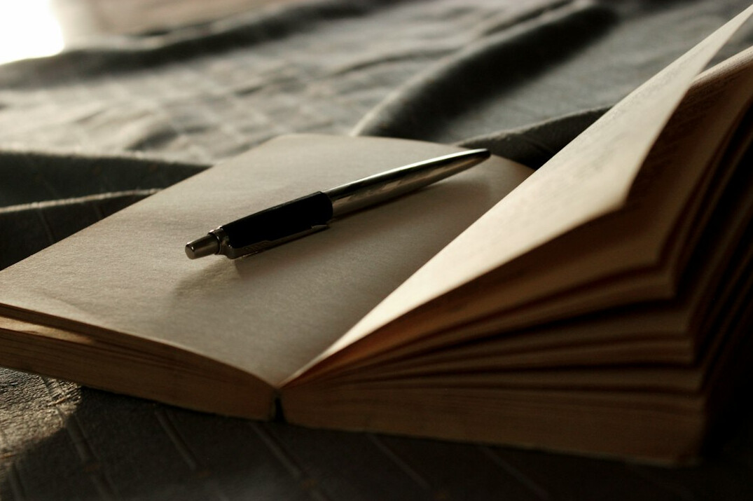 writer editing manuscript pages